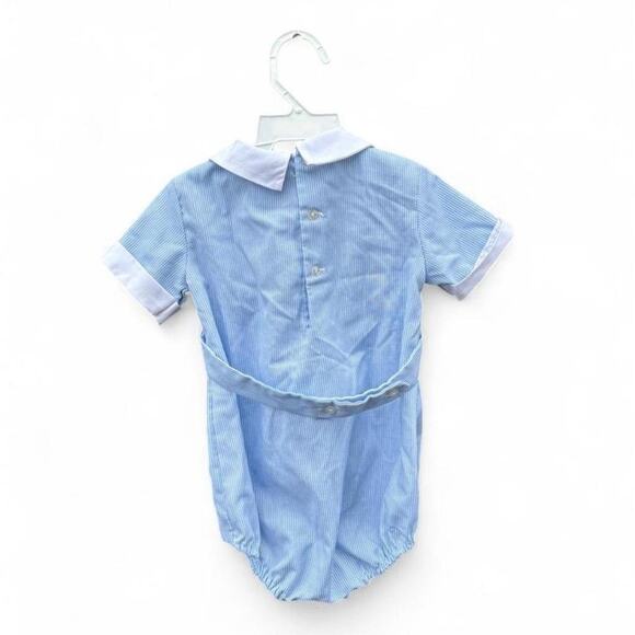 12m Vintage lot 4 one pieces, construction tool overalls, and cardigan - Picture 7 of 8